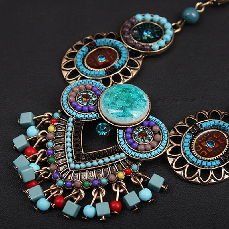 Retro Bohemian Statement Necklace