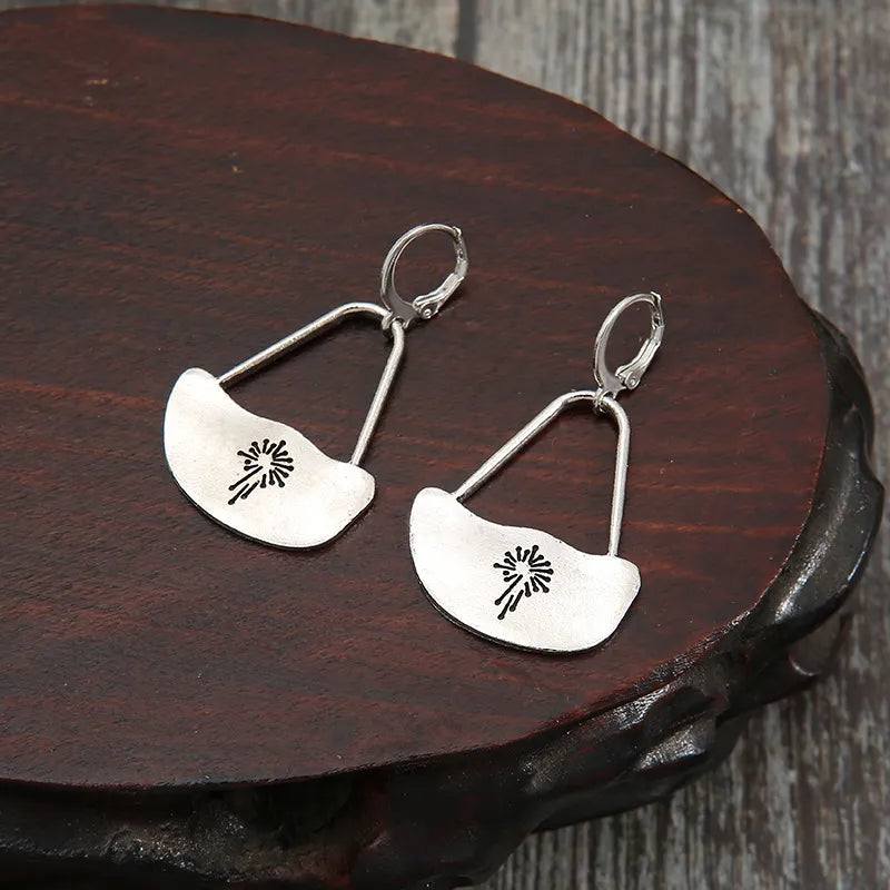 Concho Drop Earrings