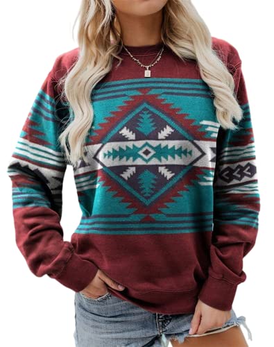 Aztec Print Sweater