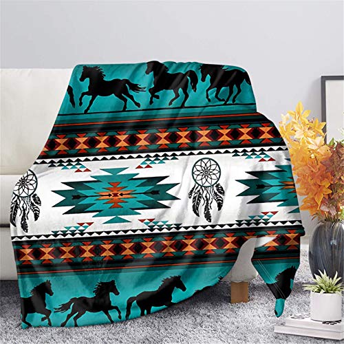 Aztec Print Throw Blanket